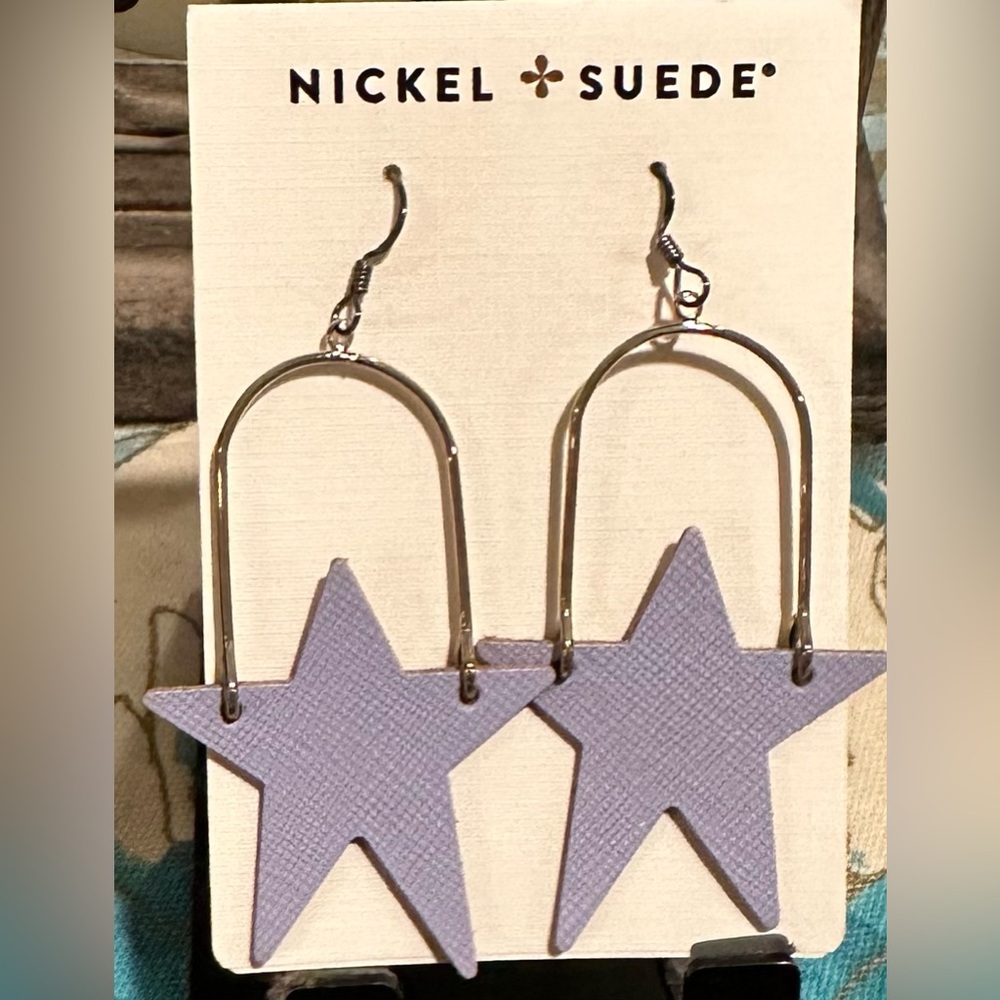 Nickel and Suede French Lilac Superstars